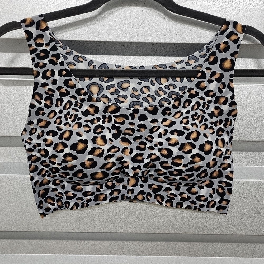 Leopard Print Seamless Bralette